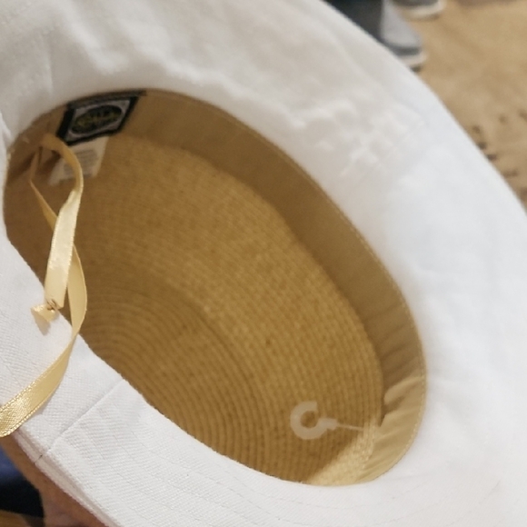 Scala Tan and White Straw Hat - Picture 7 of 7